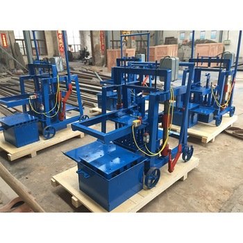 Mini manual egg laying concrete block making machine/hollow paver mobile cement brick making machine