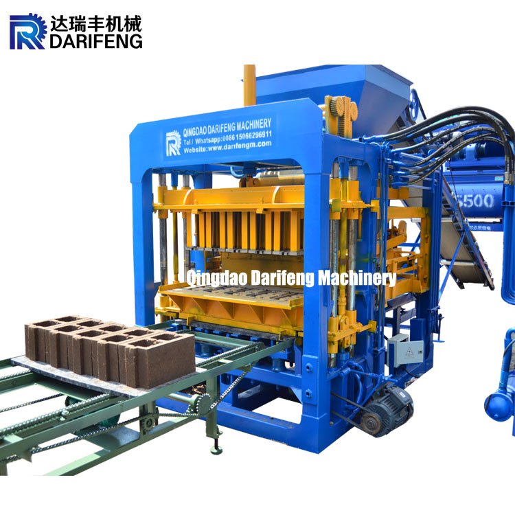QT5-15 Automatic cement brick block making machine price list concrete hollow block machine
