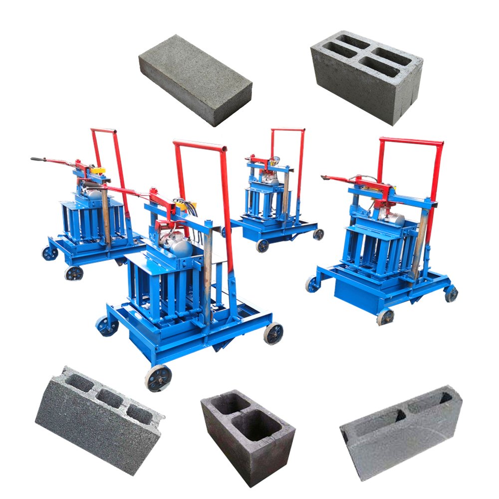 manual block brick production line/hollow block making machine/interlock paver brick making machine