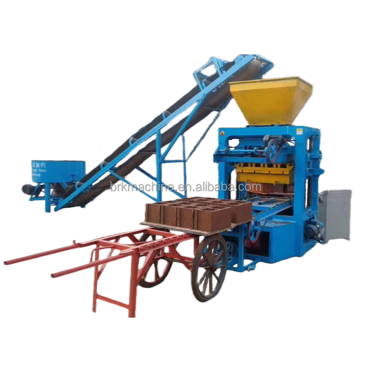 High-performance and low-cost QT4-23 / QT4-24 hollow automatic brick making machinery production plant small brick machine