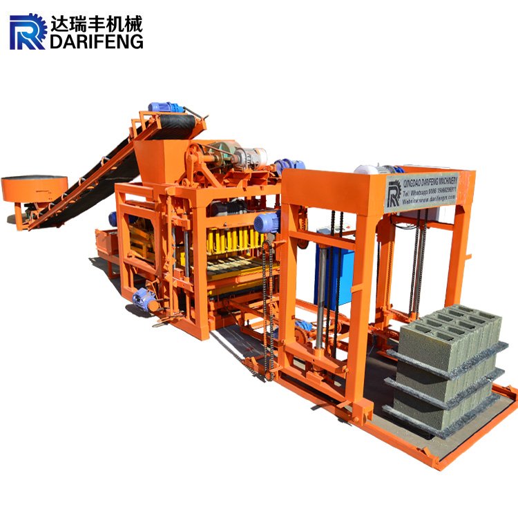 Full Automatic CHB block machine hollow brick Paver Brick Making Machines QT4-25 compressed earth block machine for sale