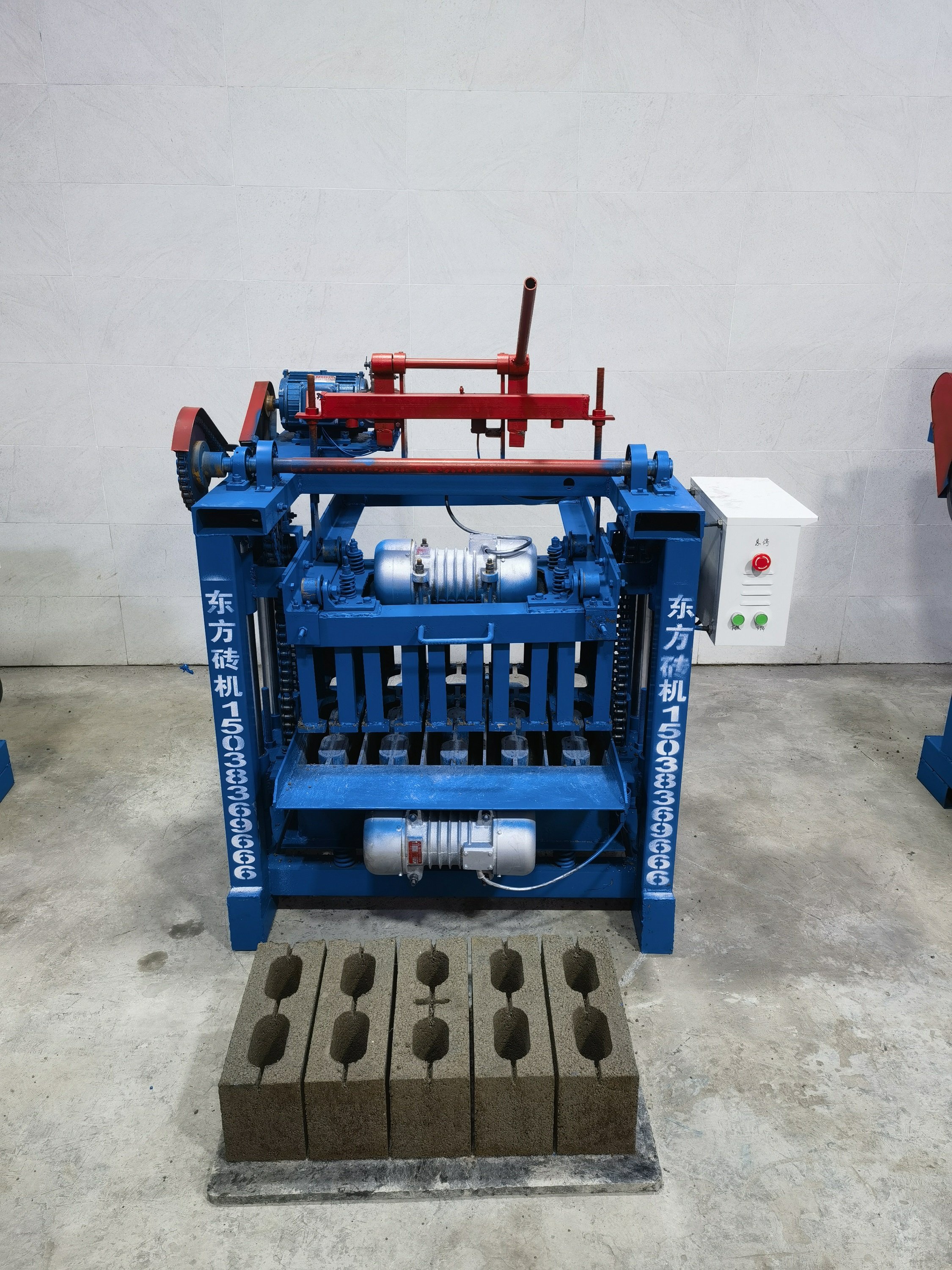 KX4-35A Semi-automatic Brick Making Machine,Selling Cement Block Molding Machine in Southeast Asia