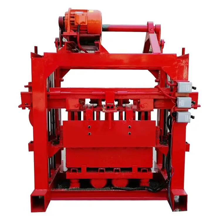 QTJ4-35B Concrete Cement Block Brick Making Machine For Sale In Uganda