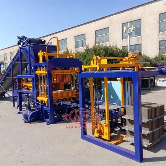 QT4-18 QT4-15S HFB580S Automatic concrete block molding machine /brick making machinery hollow block making machine for sale
