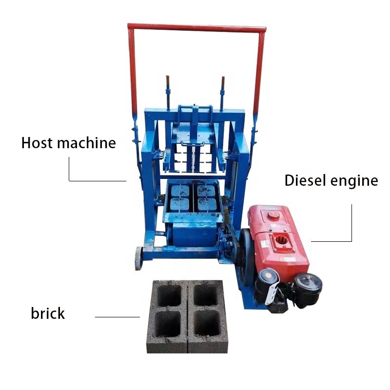 Brick Making Machine Concrete Block Clay Soil Brick Sand and Plastic Bricks Manufacturing Machine