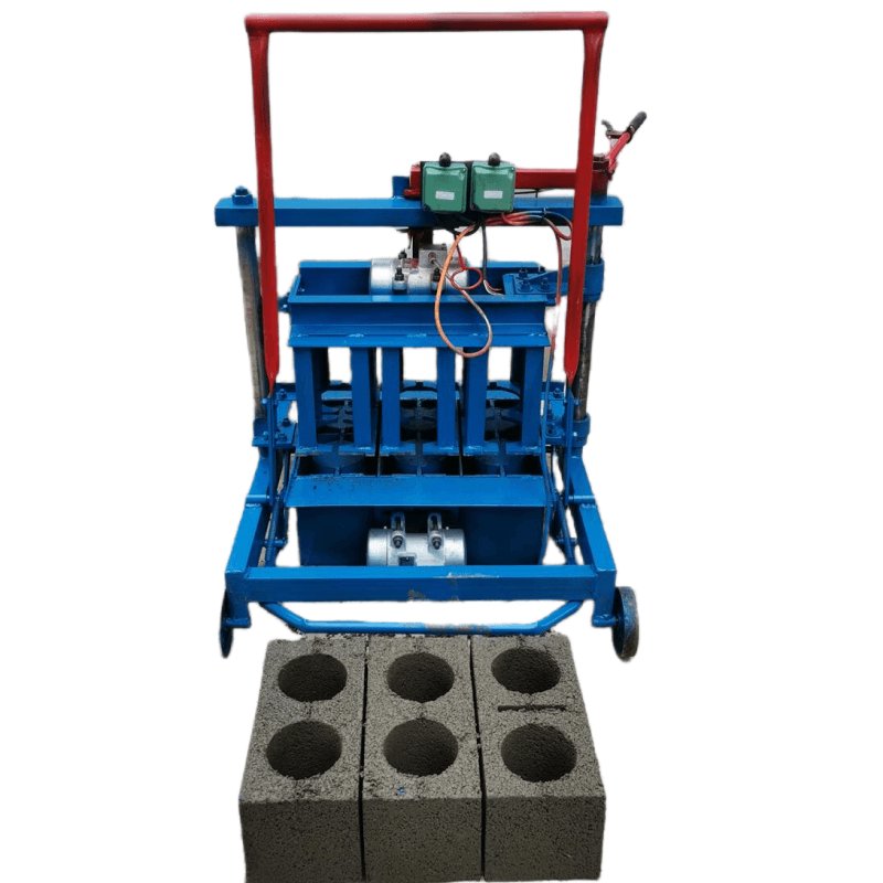Africa manual hollow brick making machine concrete block molding machine small no burn brick making machine