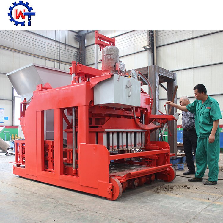 WT12-15 egg laying brick making machinery concrete machinery cement hollow block cutting machines