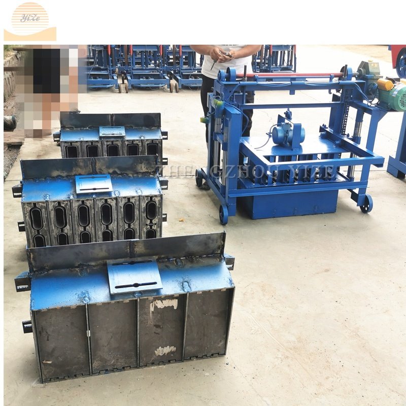 China factory price block maker machine Automatic and manual cement sand brick making machinery mold for sale