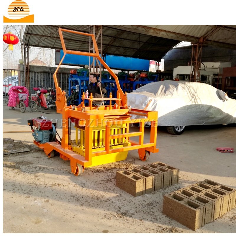 China factory price block maker machine Automatic and manual cement sand brick making machinery mold for sale
