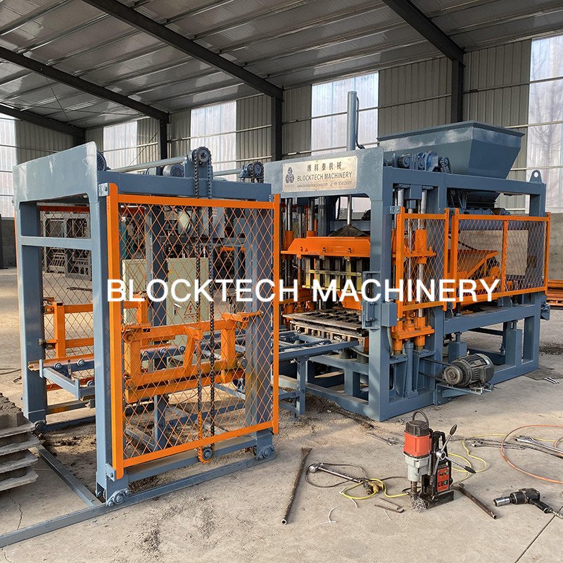 Qt5-15 Fully Automatic Hydraulic Fly Ash Interlocking Concrete Cement Hollow Sand Mold Brick Block Making Machine
