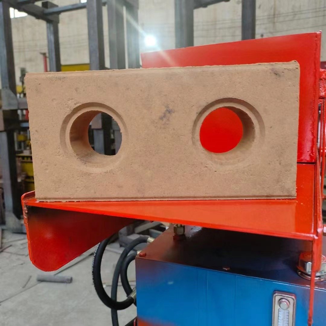 New hot small hollow brick forming machine free of burning brick machine mobile clay press machine
