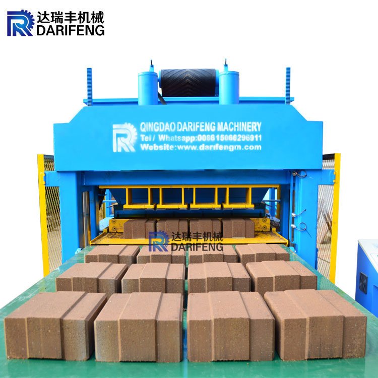 DF7-10 Fully Automatic Red Soil Interlocking Clay Brick Machine Hydraulic Compressed Earth Brick Making Machinery