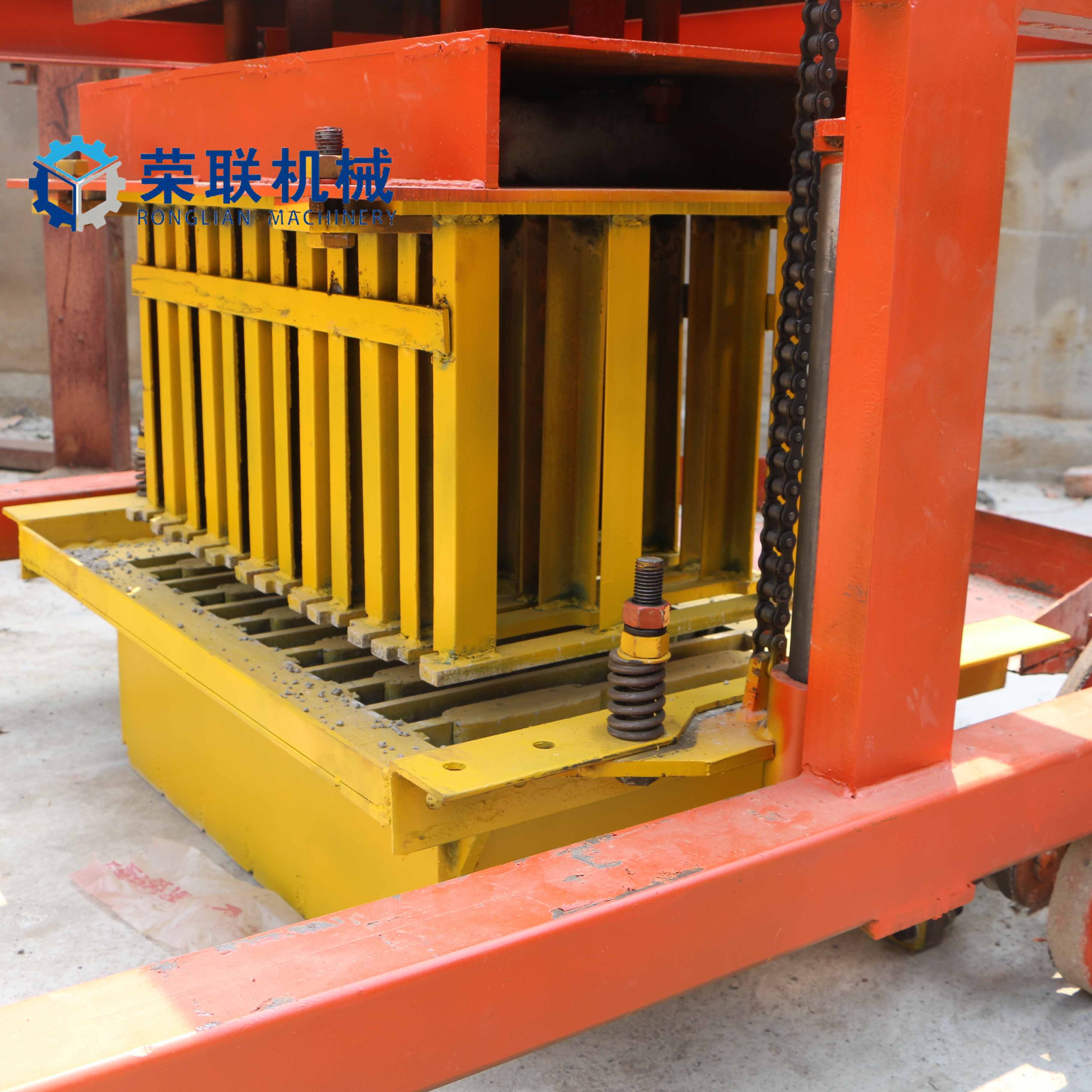 Factory Direct Sale Diesel Engine Egg Laying Concrete Block Brick Making Machine
