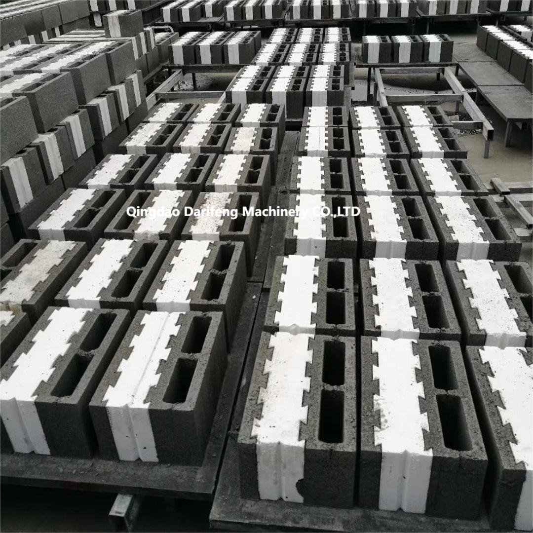 Factory wholesale automatic insulated eps foam concrete block eps light brick making machine QT4-15 eps cement block machine