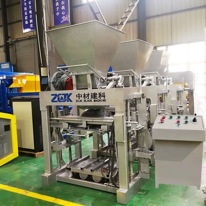 ZCJK QTJ4-40A small cement brick making machine home business machinery