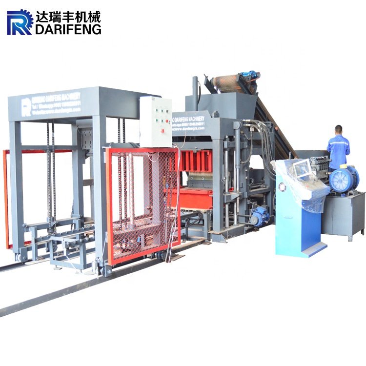 qt4 15 automatic interlocking paver industrial concrete block making machine