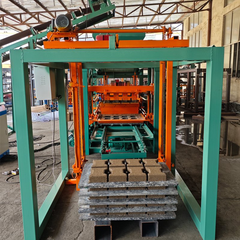 qtj4-25a interlocking brick making machine interlocking block moulds hollow block making machine