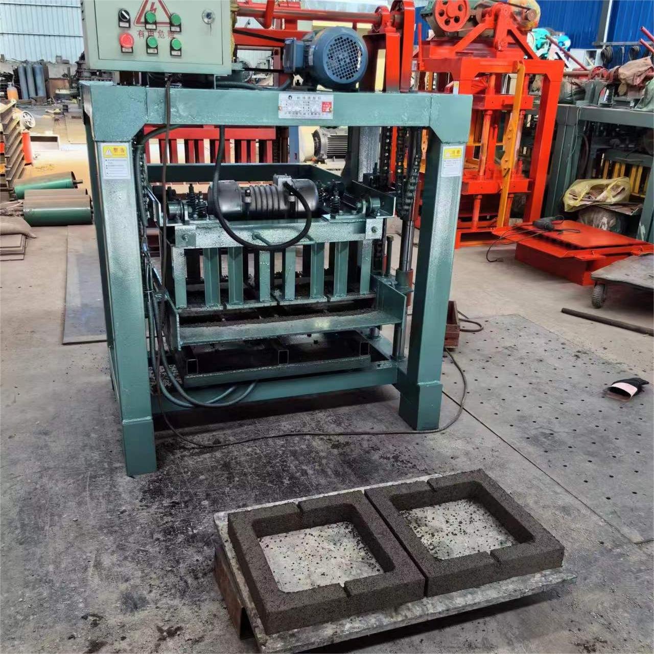 Full automatic bricks making machine sintered bric rotory type fly ash brick making machine