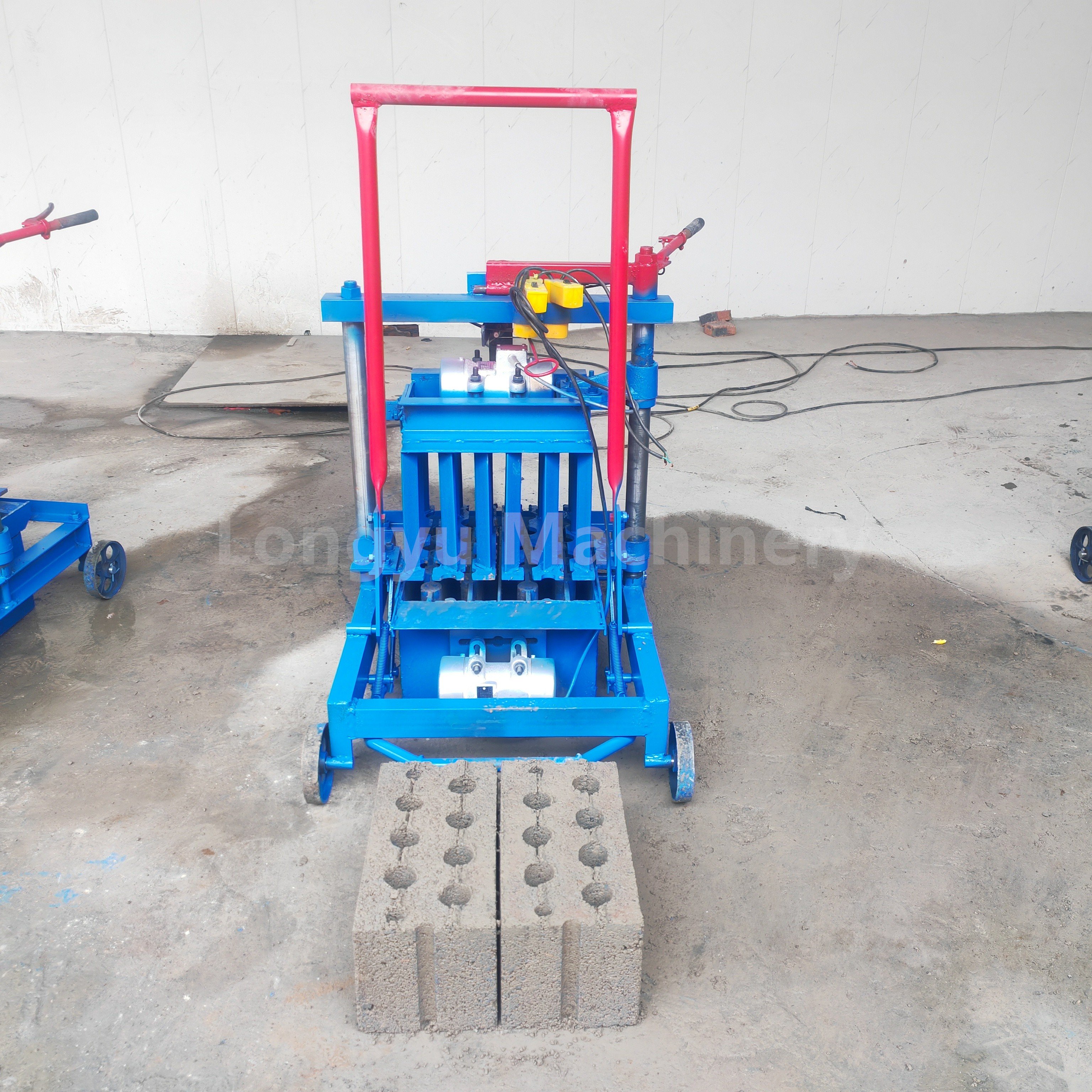 construction machinery brick making machinery cement block making machine