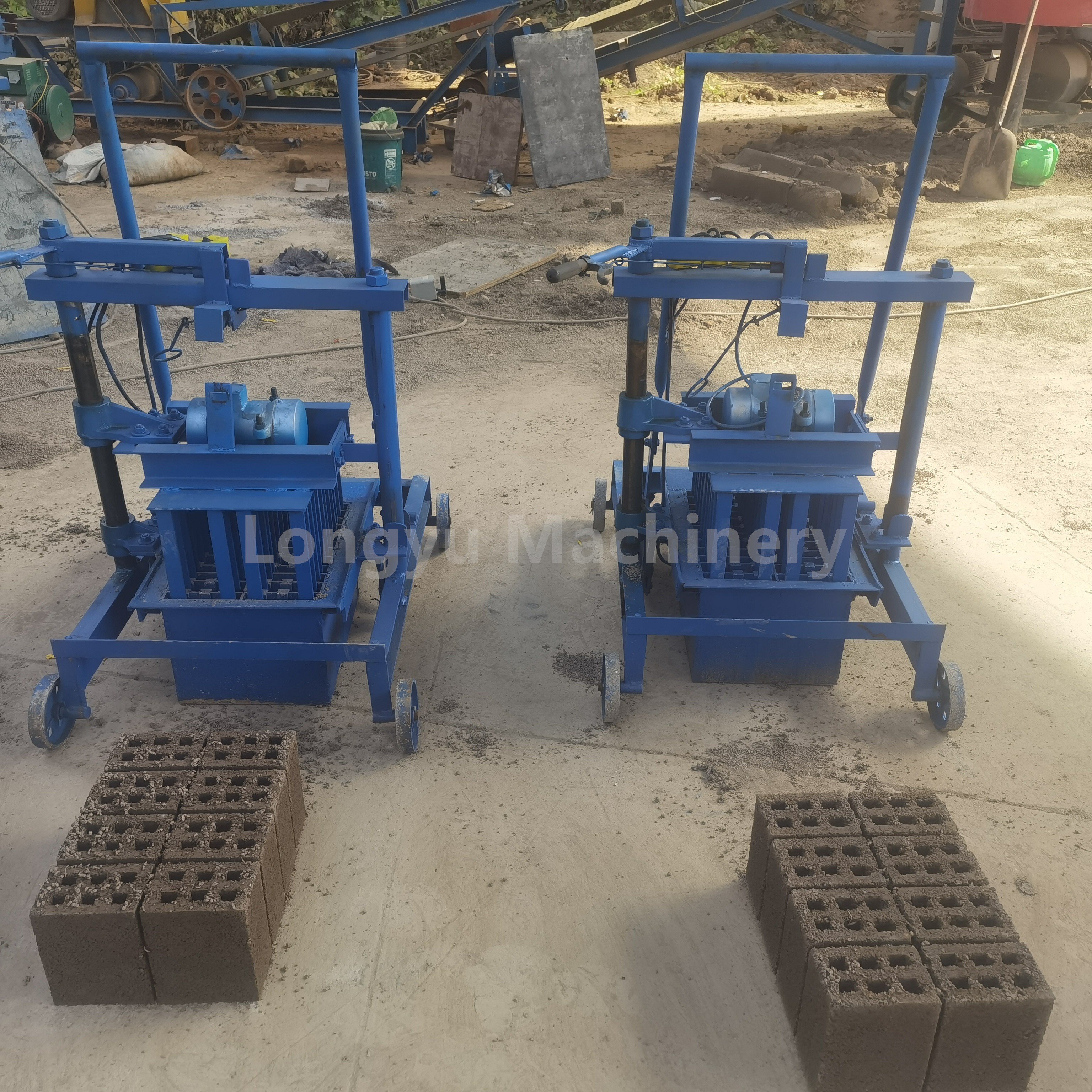 construction machinery brick making machinery cement block making machine