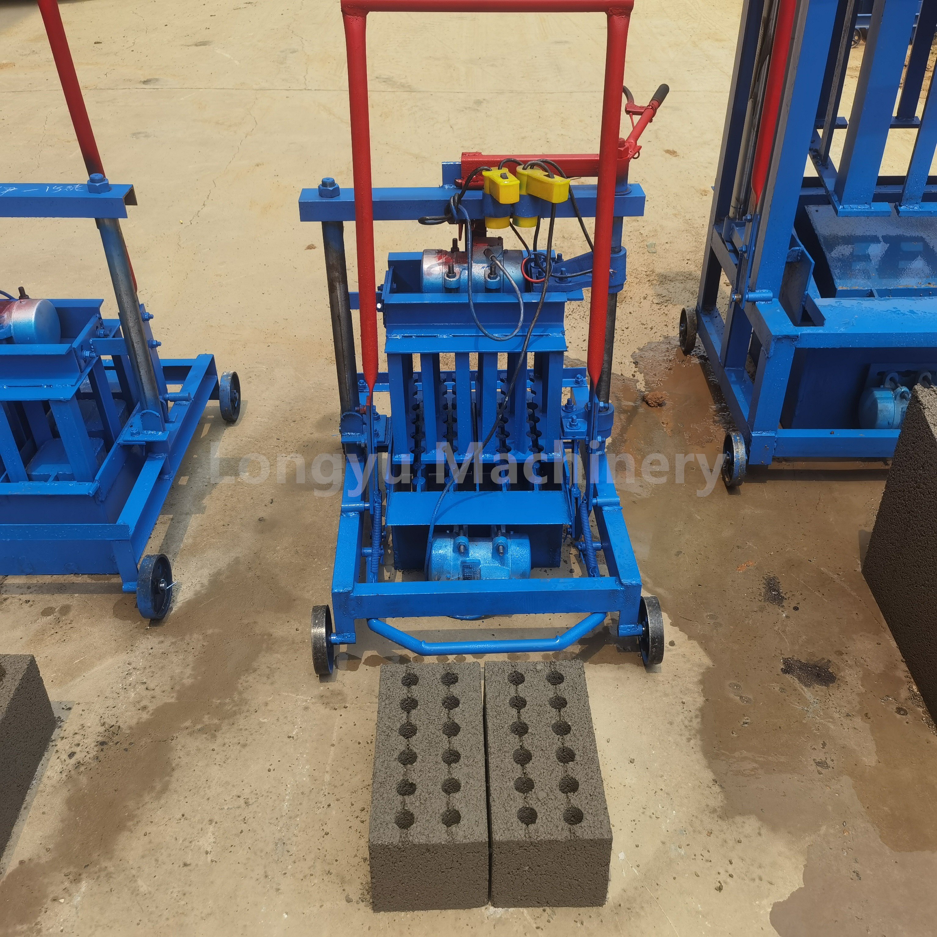 construction machinery brick making machinery cement block making machine