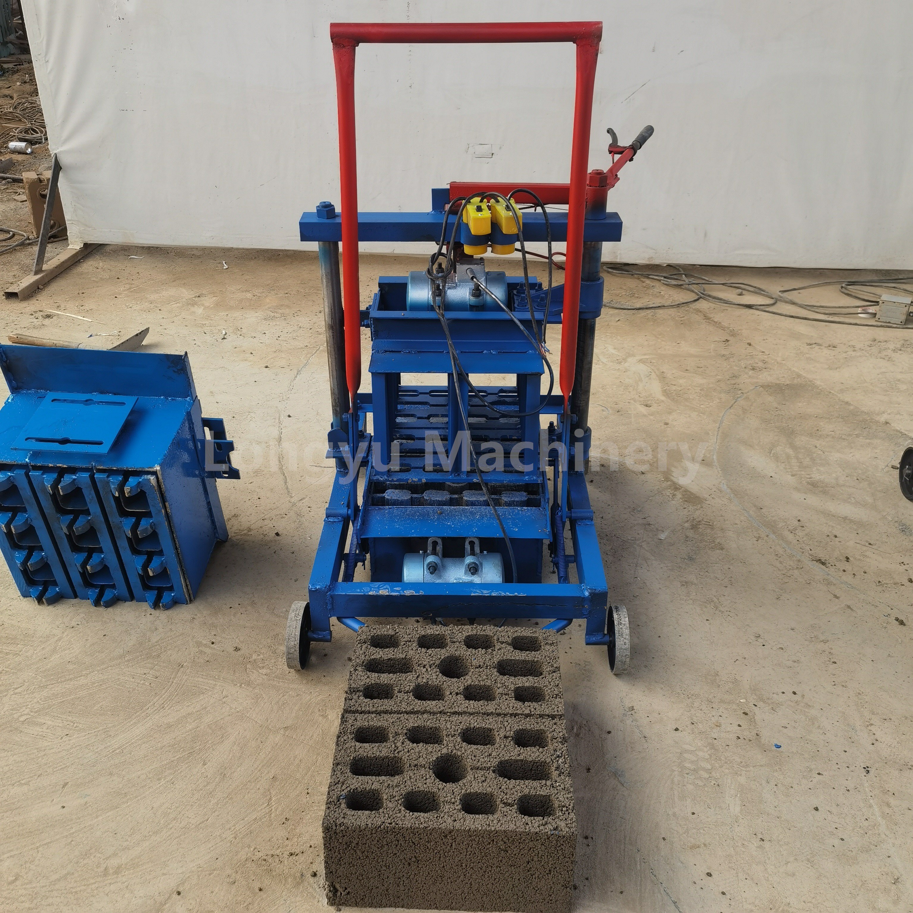 construction machinery brick making machinery cement block making machine