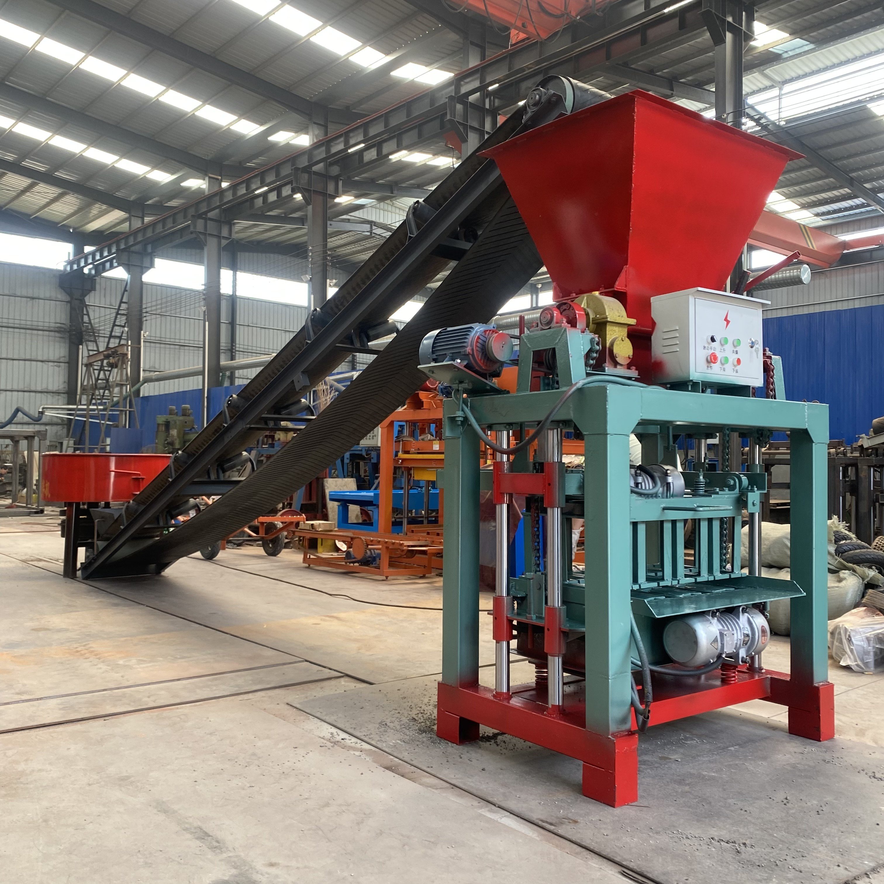 concrete brick making machine Semi-automatic brick making machine Block molding machine in South Africa