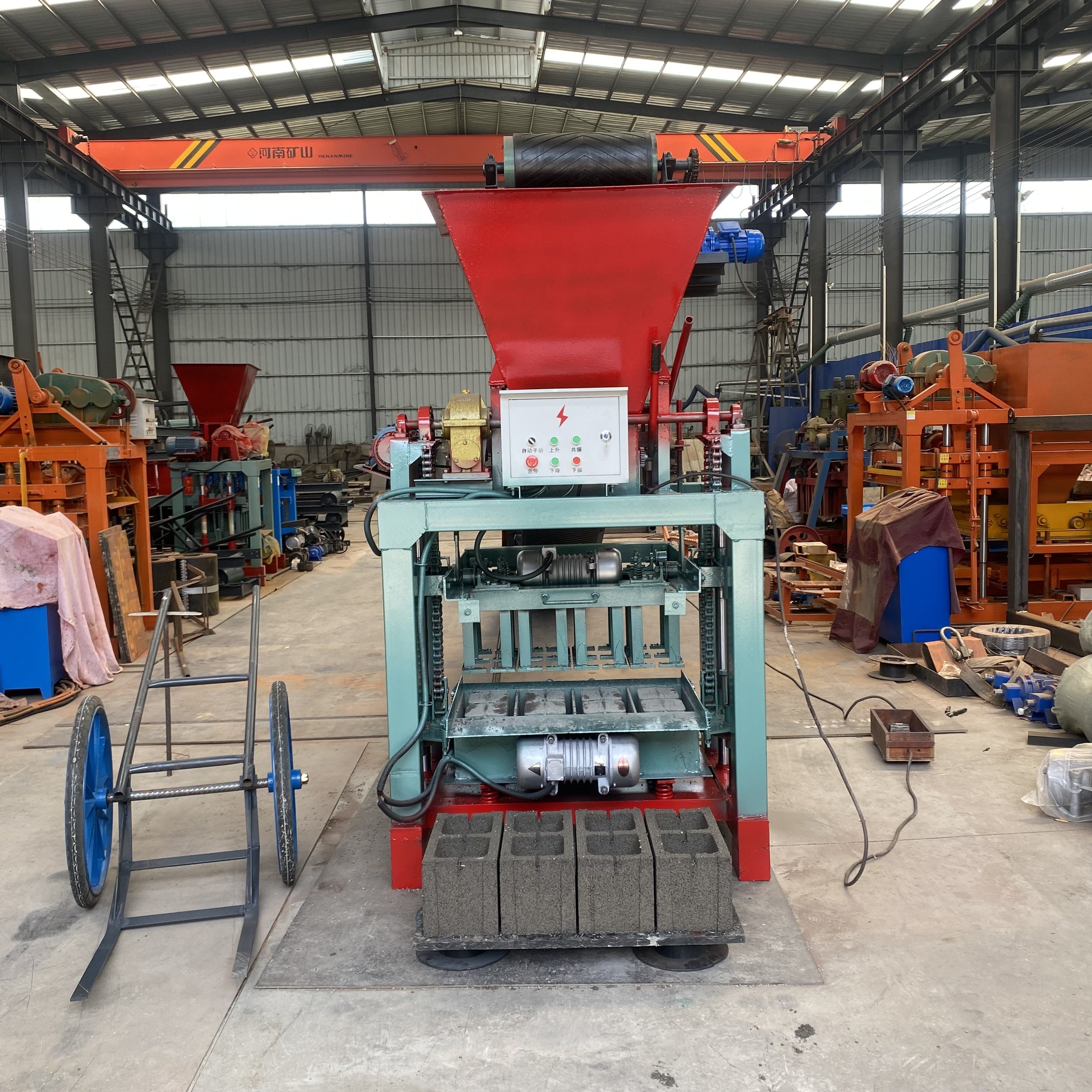 concrete brick making machine Semi-automatic brick making machine Block molding machine in South Africa