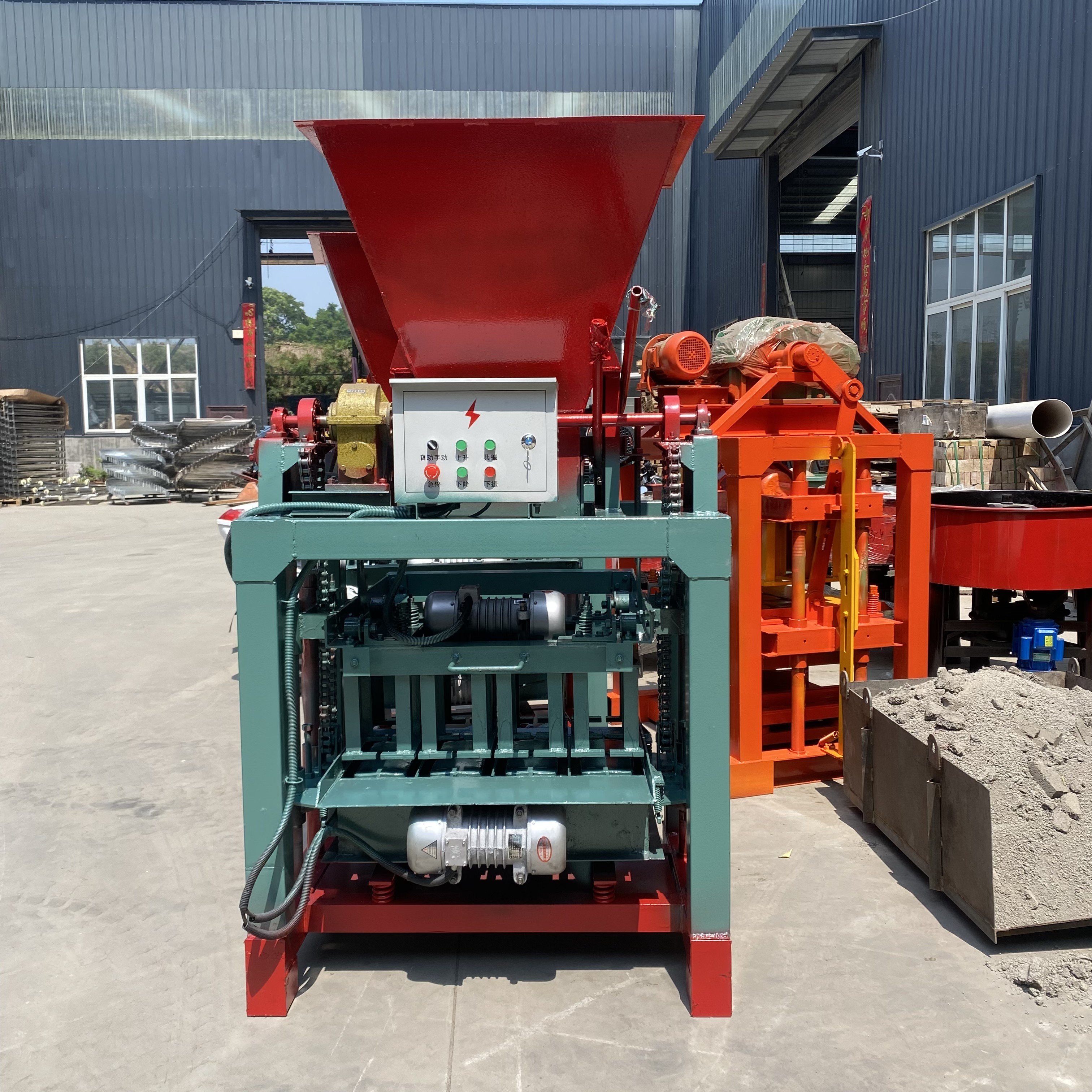 concrete brick making machine Semi-automatic brick making machine Block molding machine in South Africa