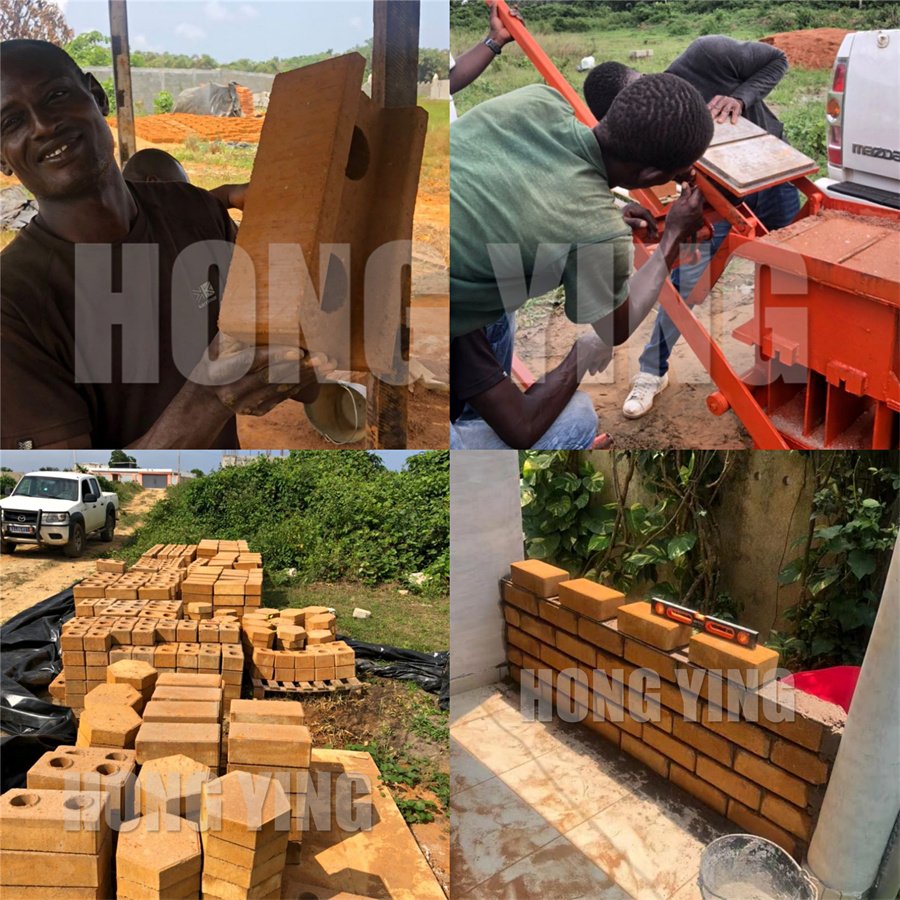 Low price earth soil interlocking brick machine red clay brick making machine for sale in USA