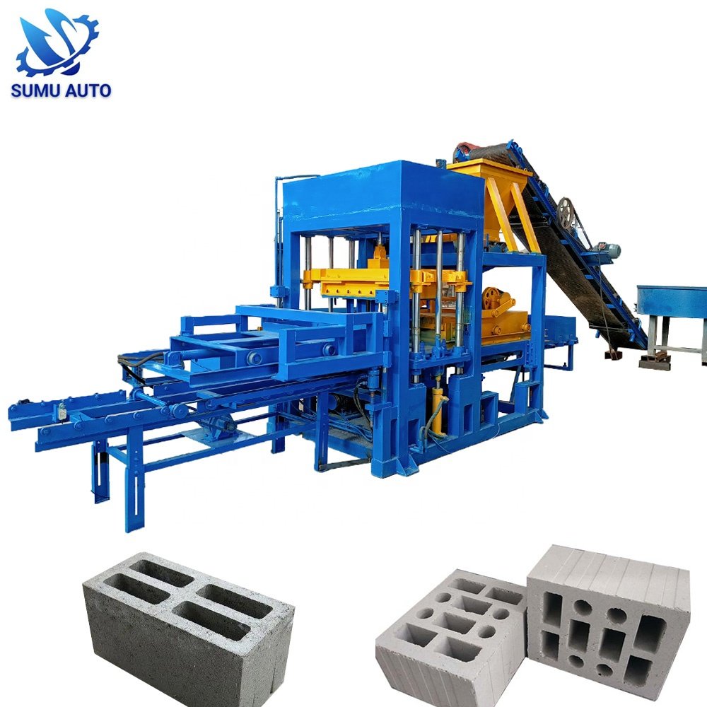 Qt4-16 Automatic Hydraulic Pressed Pavement Cement Concrete Block Making Machine Machinery