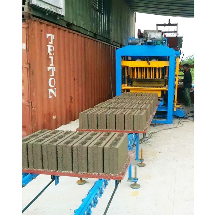 QTJ4-25 automatic cement hollow block making machine brick for sale in cebu