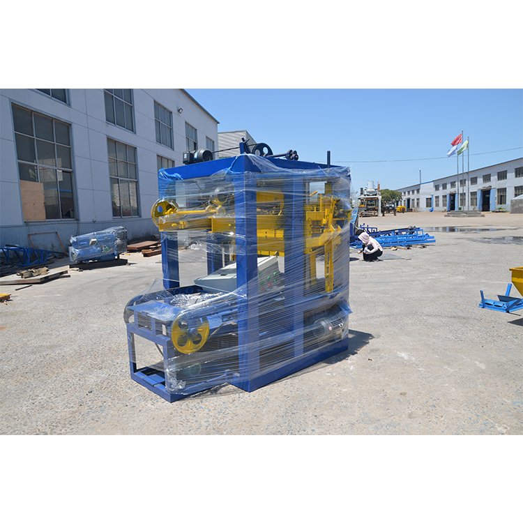 QTJ4-26 high efficiency and low cost manual brick making machinery small brick making machinery