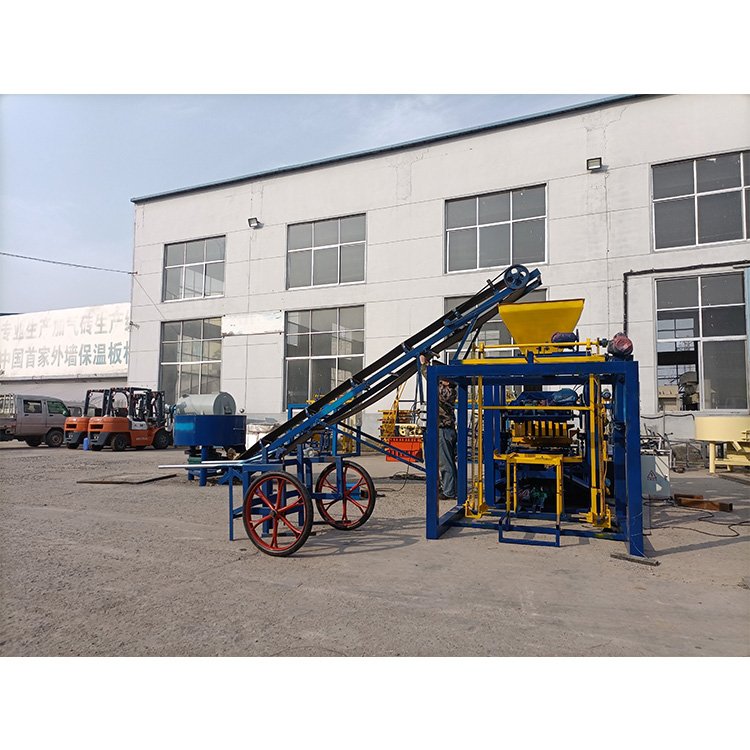 QTJ4-26 high efficiency and low cost manual brick making machinery small brick making machinery