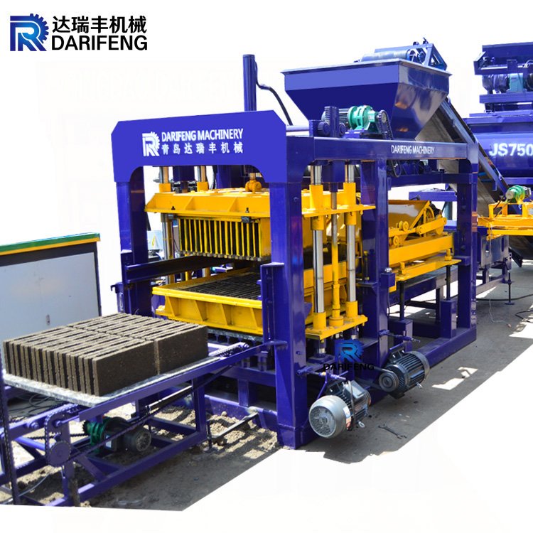 QT8-15 Customized Automatic brick Making Concrete Block Forming brick Making Machine Production line
