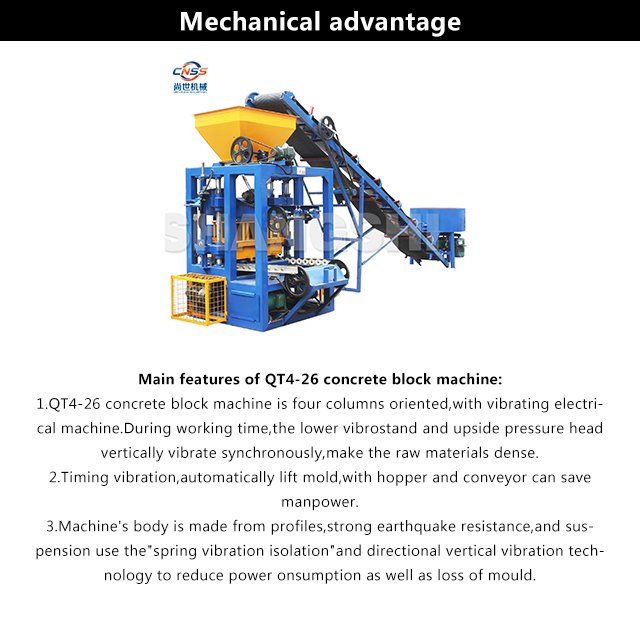 brick making machinery to make hollow block concrete blocks/maquinas para hacer bloques de cemento precio