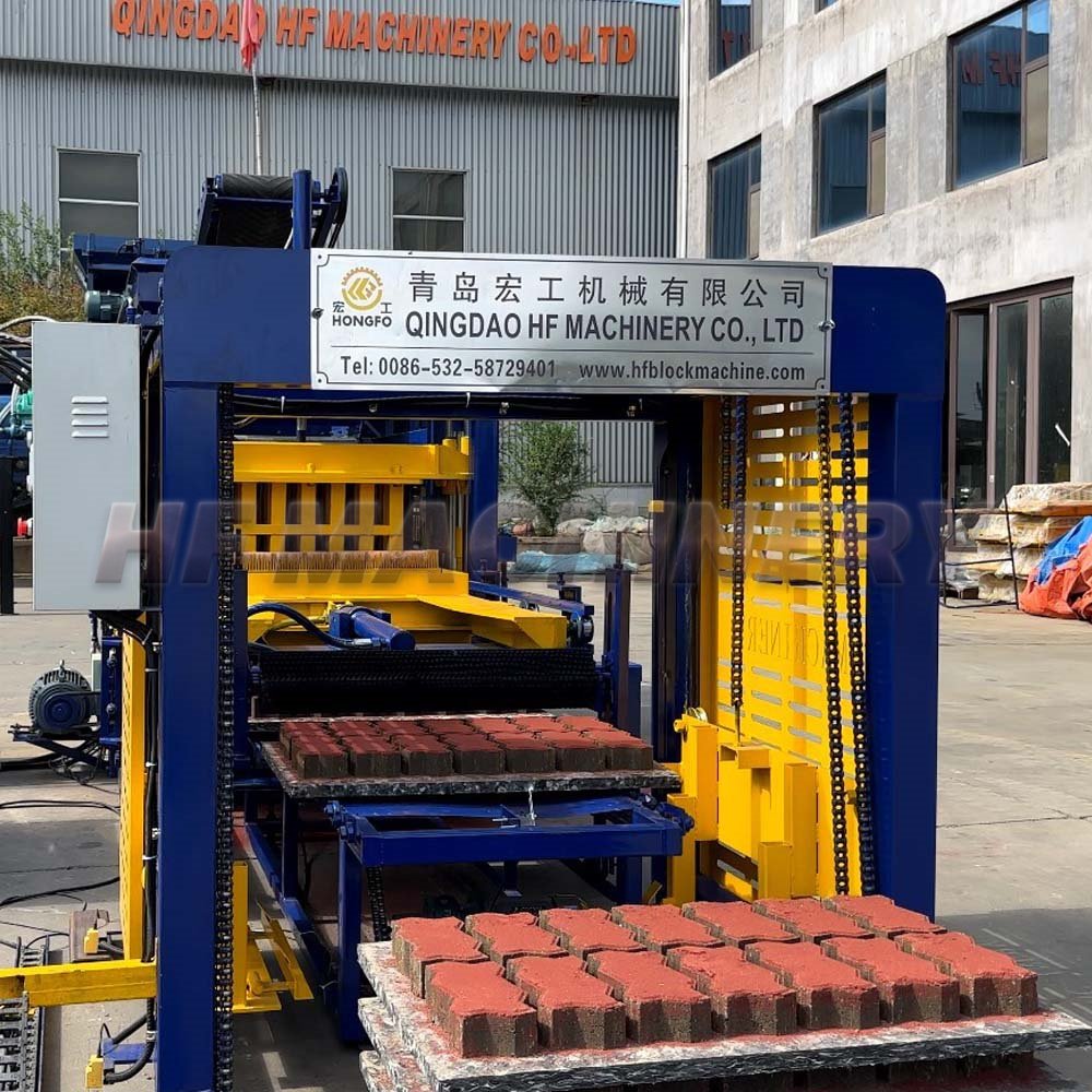 QT4-16 industry automatic concrete cement hollow blocks brick making machinery