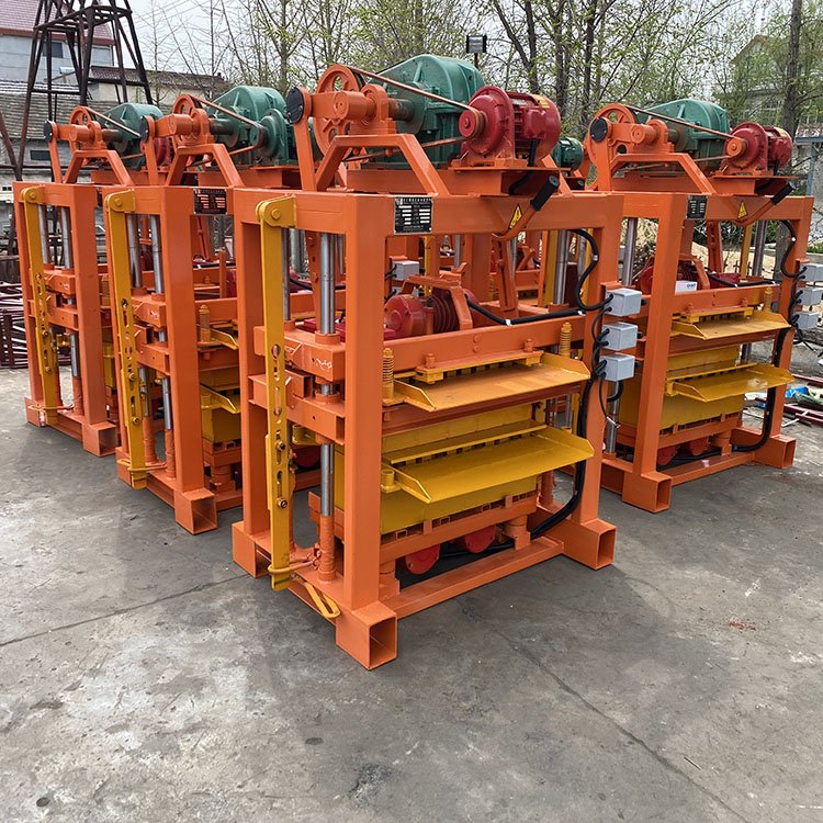 Factory QT4-40 High efficient hollow brick machine manual block making machine