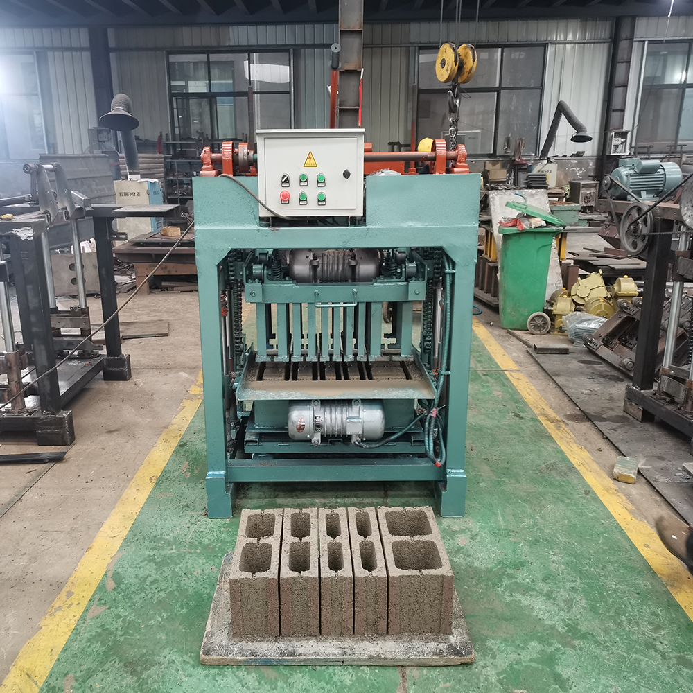 Free Trolley Vibration Cement Hollow Concrete Brick Block Making Machine