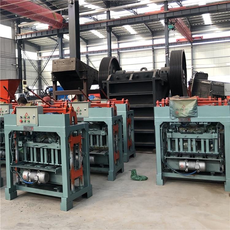 Free Trolley Vibration Cement Hollow Concrete Brick Block Making Machine