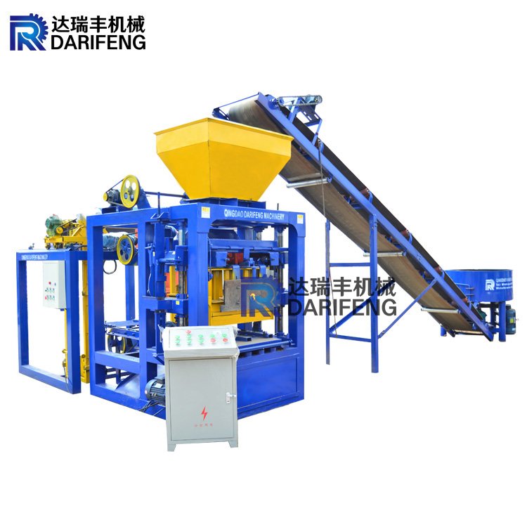 qtj4-26c tanzania building manual concrete brick making machine lontto block machine brick making