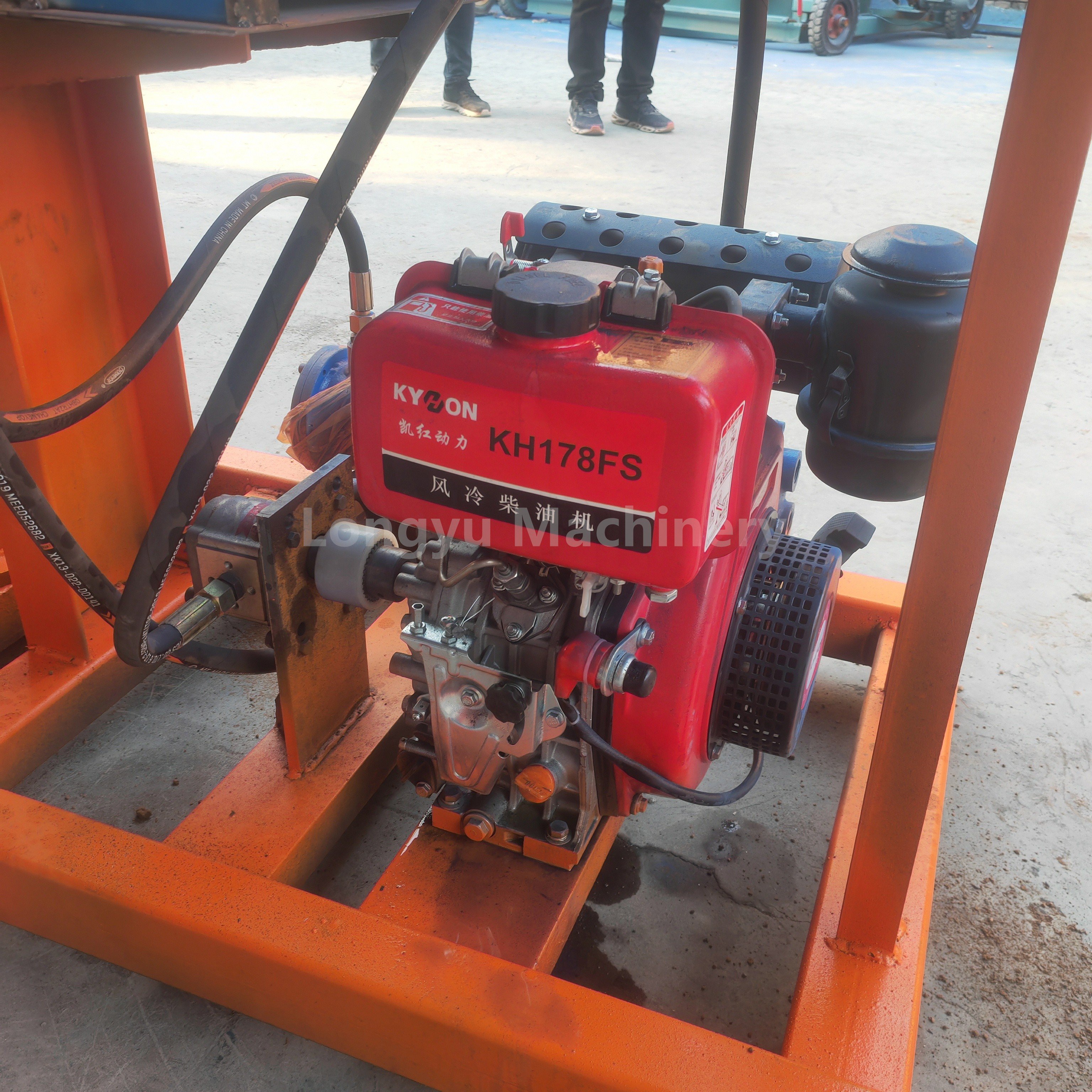 Hand Operated Electric Diesel Interlocking Block Machine Manual Red Mud Equipment Interlocking Clay brick Making Machine