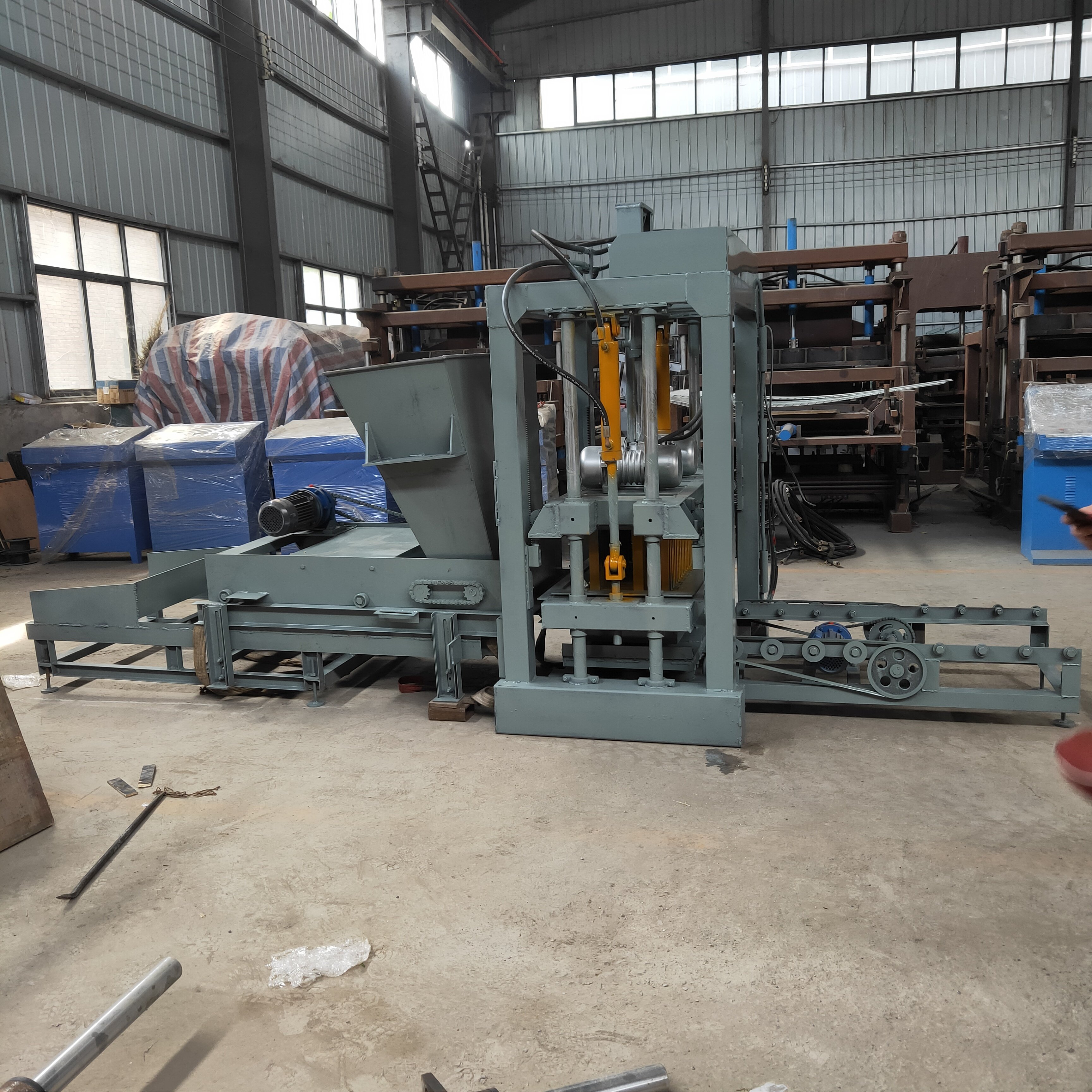 paving concrete block machine automatic brick making machinery concrete block machine