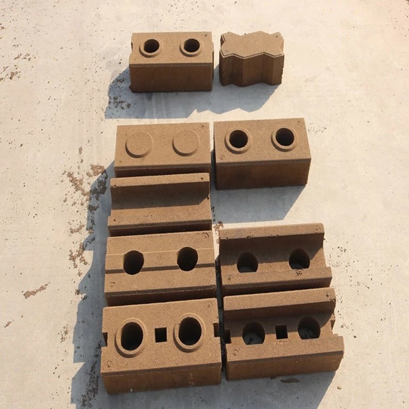 LONTA QMR2-40 low price manual hollow paver maker red compressed soli earth adobe mud clay brick block making machine