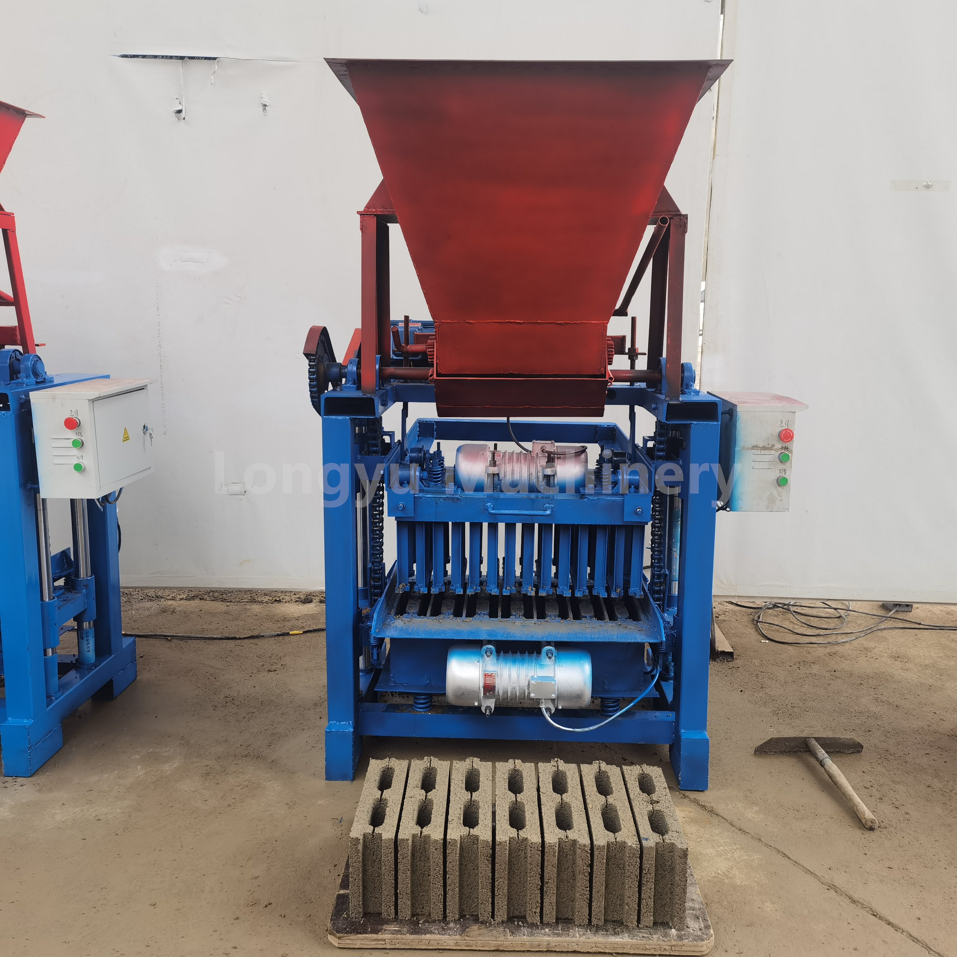 Semi-automatic paving brick making machine brick making machinery Hollow brick making machinery