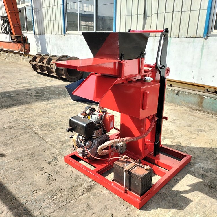 QMR2-40 HY2-25 small semi-automatic clay interlocking brick machine the best interlocking bricks machine