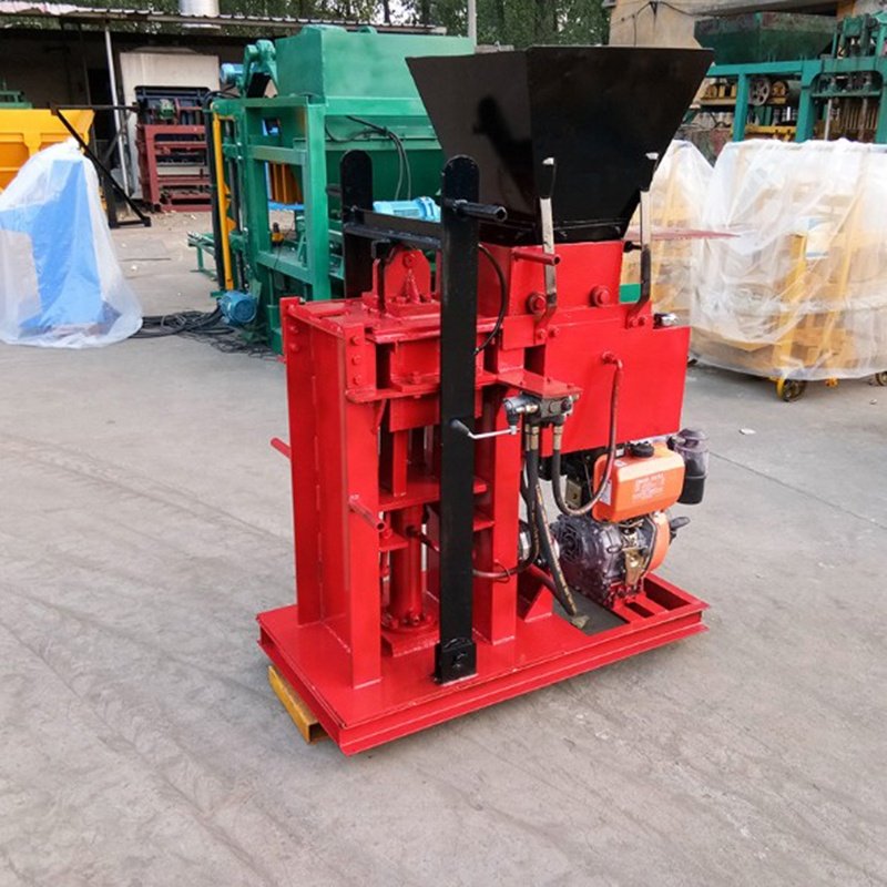 QMR2-40 HY2-25 small semi-automatic clay interlocking brick machine the best interlocking bricks machine