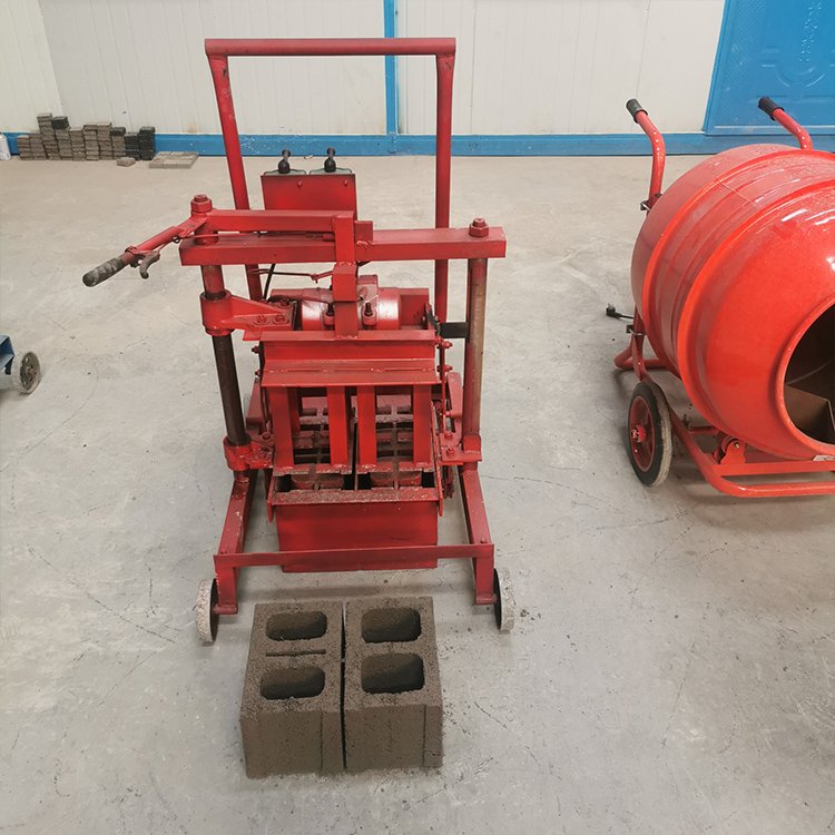 Small Manual Concrete Cement Block Brick Making Machine