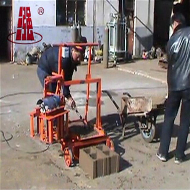 Durable in use hollow concrete brick machine factory direct sale automatic interlocking brick making machine