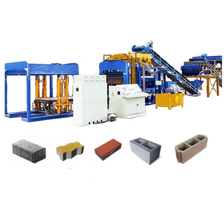 Hollow Automatic Block Making Machine QT10-15 Brick Making Machines Sale In Kenya